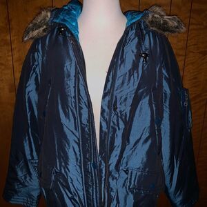 Women’s mulberry street down coat faux fur lined